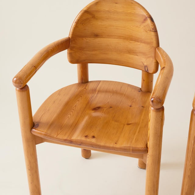 Tan Rainer Daumiller Pine Dining Chairs, 1960s-70s, Set of 6 For Sale - Image 8 of 16