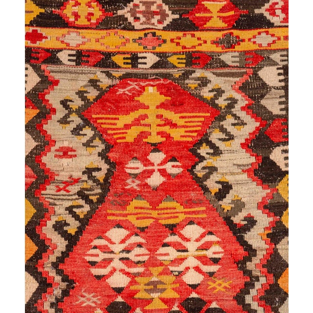 Traditional Turkish Kilim Flatweave Rug, 6' X 3' 5" For Sale - Image 3 of 8
