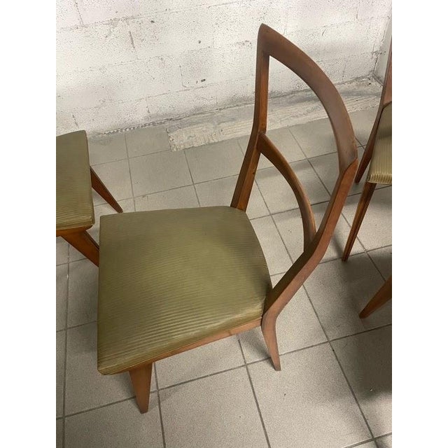 Dining Chairs in Walnut, 1960s, Set of 6 For Sale - Image 15 of 17
