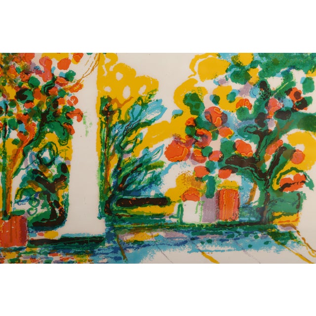 Impressionist Ronald Julius Christensen, Summer Porch, Lithograph For Sale - Image 3 of 5