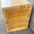 Late 20th Century Big Chic Wicker Wrapped Nightstand With Glass Top For Sale - Image 5 of 7