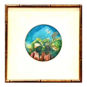 Two West African Women in a Magically Surreal Painting by Roland Ayers