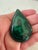 Vintage Sterling Silver Malachite Pendant For Sale - Image 4 of 7