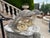 Stone Gray Pair of Weathered French Cement Dolphin Fountain Spouts, Circa 1970s For Sale - Image 8 of 16
