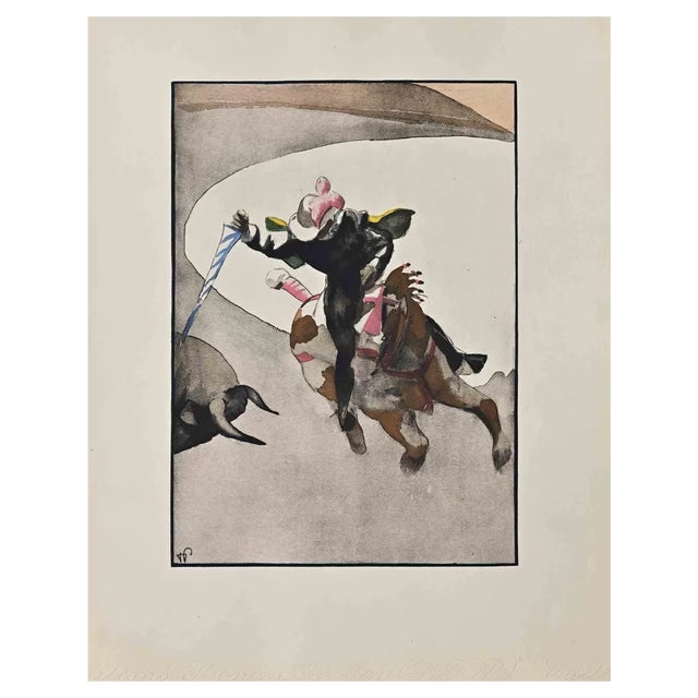 Hermann Paul, The Great Picador, Early 20th Century, Drawing For Sale