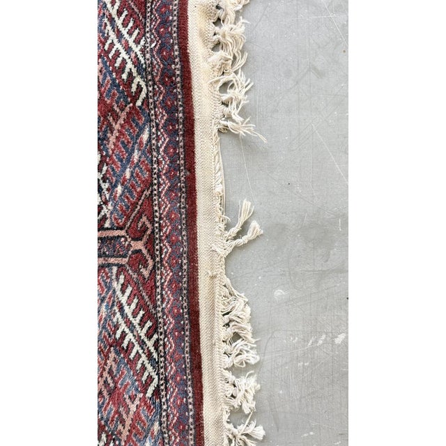 Vintage Handwoven Bokhara Wool Rug, Turkmenistan, 1960s For Sale - Image 11 of 18
