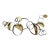 1990 Signed C. Jeré 'Floating Rings' 35" Metal Wall Sculpture, Mid-Century Modern For Sale