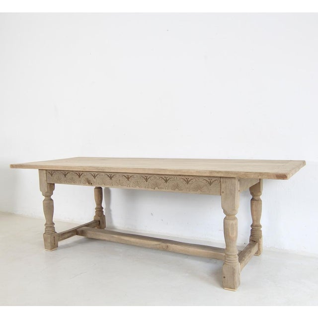 20th Century Spanish Country Oak Dining Table, 1930s For Sale - Image 9 of 18