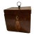 Antique Wooden Inlaid Tea Caddy / Lock Box Small Lid, Lined For Sale