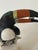 Contemporary 1960s Large Toucan Bird Semiprecious Stone Carved Bird Figurine For Sale - Image 3 of 8