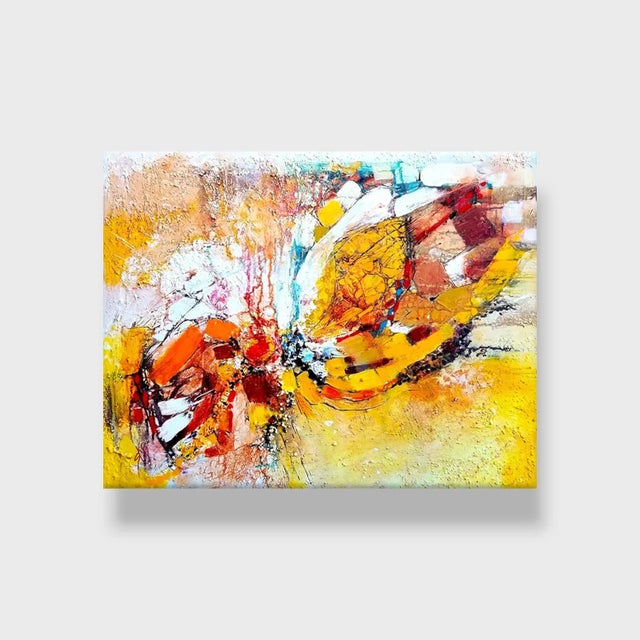 This is an original one of a kind 22x28 mixed media painting by artist Sherry Krulle-Beaton. Her work is representative of...