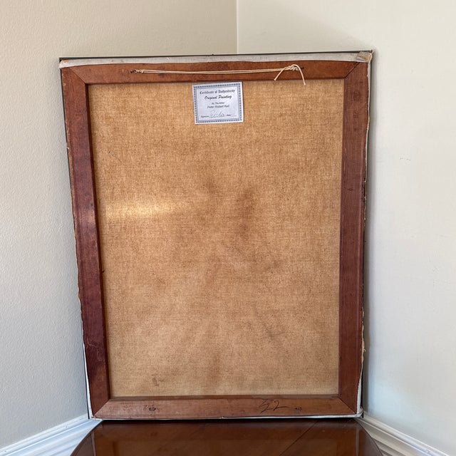 1970s Vintage Abstract Portraiture, Painting by Peter Robert Keil, Framed For Sale In Atlanta - Image 6 of 11