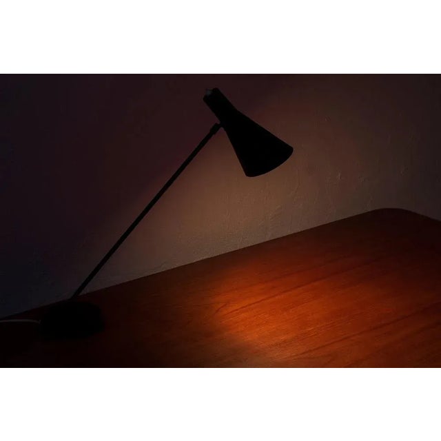 Black Table Lamp B-05 by Alf Svensson for Bergboms, 1950s For Sale - Image 8 of 11