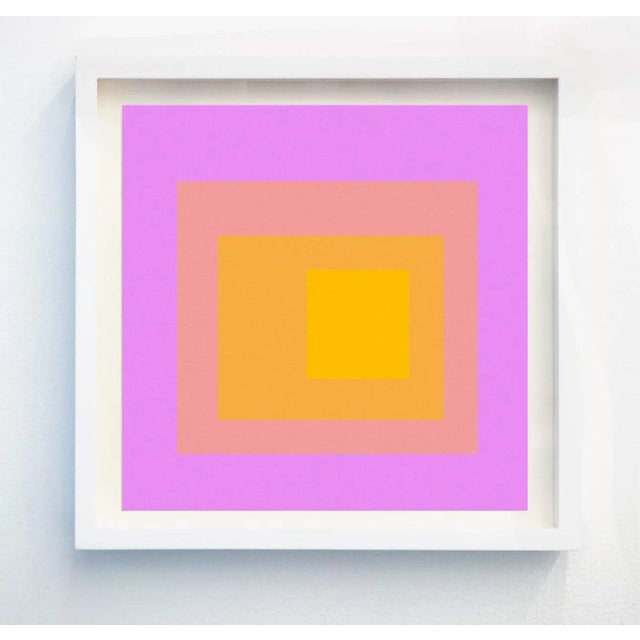 Not Yet Made - Made To Order Contemporary Geometric Art in Color Set of 6 - 24" X 24" For Sale - Image 5 of 11