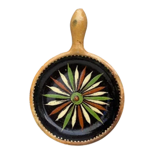 French Pottery Handled Platter Savoie , Circa 1890