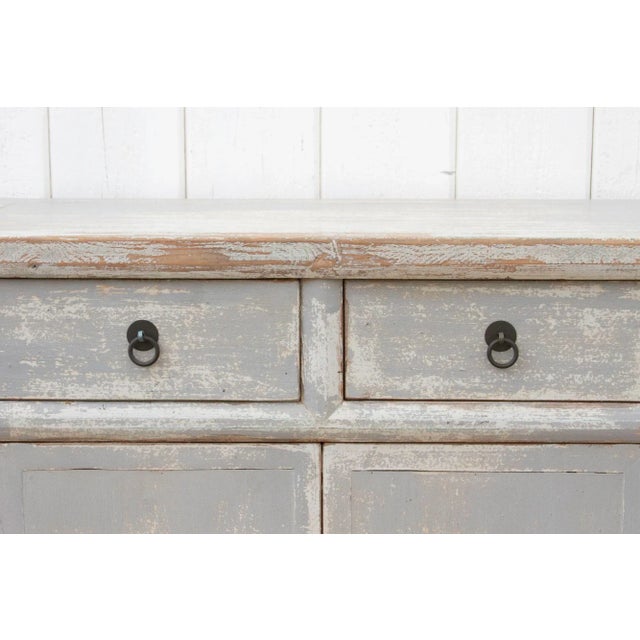 Light Gray Painted Cabinet For Sale In Los Angeles - Image 6 of 11