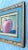 Post Modern Still Life, "Apple" Oil on Canvas With Carved Wood Frame For Sale - Image 4 of 7