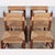 French Straw-Seated Chairs, 1940s, Set of 6 For Sale - Image 3 of 10