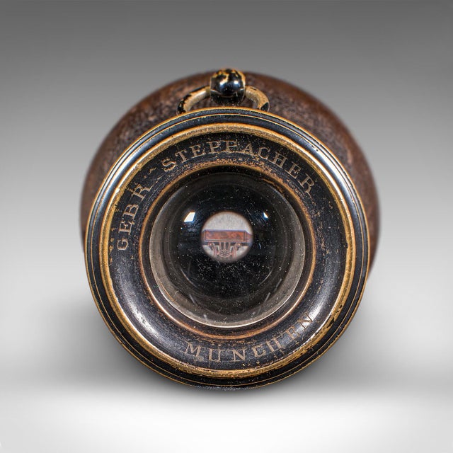Small Antique Opera Monocular, German, Brass, Leather, Viewing Scope, Victorian For Sale - Image 9 of 9