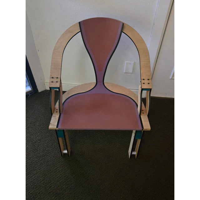 Printmaking Materials 1990s Vívido Chair Sculpture by Rob Edley Welborn For Sale - Image 7 of 10