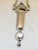 1960s Traditional Style Chrome Door Knocker For Sale - Image 4 of 5