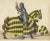 Knights on Striped and Starry Caparisoned Horses, 1842, Paper For Sale - Image 6 of 7