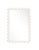 Contemporary Fleur Home Garden District Magazine Rectangle Mirror in Swiss Coffee, 35.5x47 For Sale - Image 3 of 3