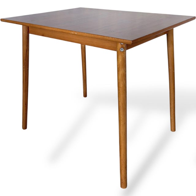 Mid-Century Square Formica Dining Table, Former Czechoslovakia For Sale - Image 5 of 9