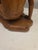 1950s Mid-Century Modern Realism Balinese Modernist "Seated Philosopher" Satinwood Sculpture For Sale - Image 11 of 12