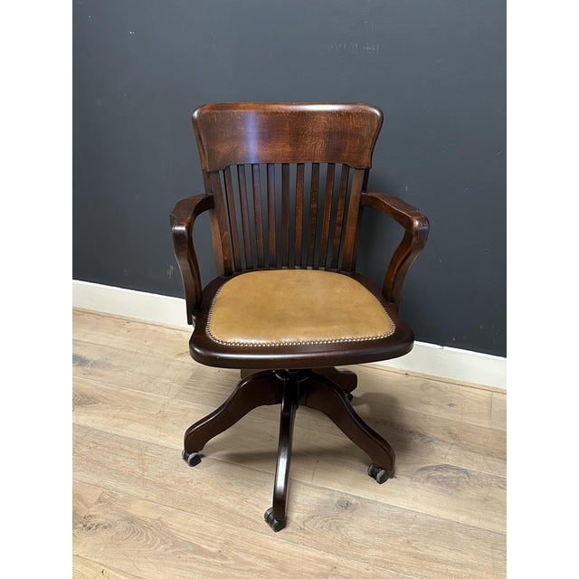 Swivel Desk Chair, 1990s For Sale - Image 3 of 8