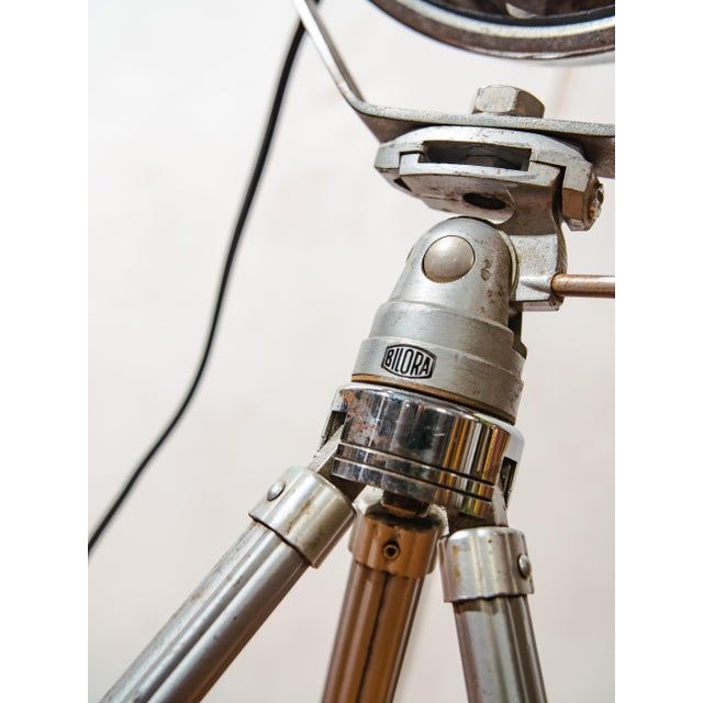 Silver Vintage Automotive Floor Lamp, 1950s For Sale - Image 8 of 14