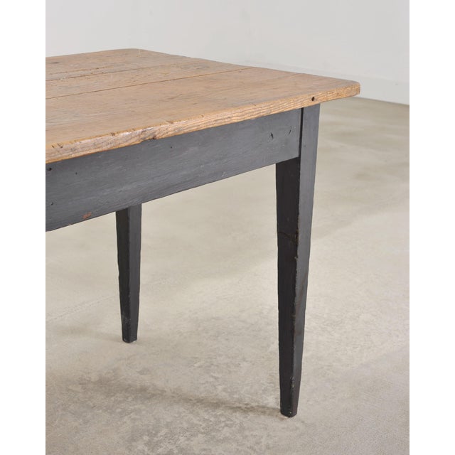 Rustic Country French Provincial Pine Farmhouse Dining Table For Sale - Image 16 of 18