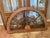 Antique Tall French Doors Beveled Glass With Arched Transom/FanLight Window For Sale - Image 9 of 17