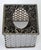 1980s 1980s Bohemian Handmade Embellished Cutout Steel Tissue Box Cover For Sale - Image 5 of 16