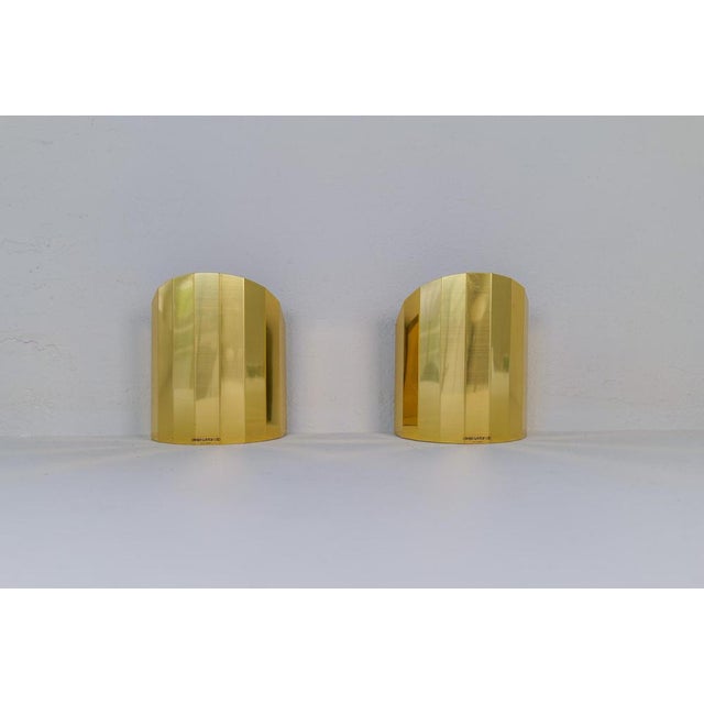 1970s Mid-Century Modern Brass Sconces from Atelje Lyktan, Sweden, 1970s, Set of 2 For Sale - Image 5 of 10