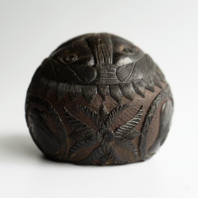 Antique Sailors Bugbear, Naive Folk Art Carved Coconut, Late 18th/Early 19th Century For Sale - Image 13 of 17