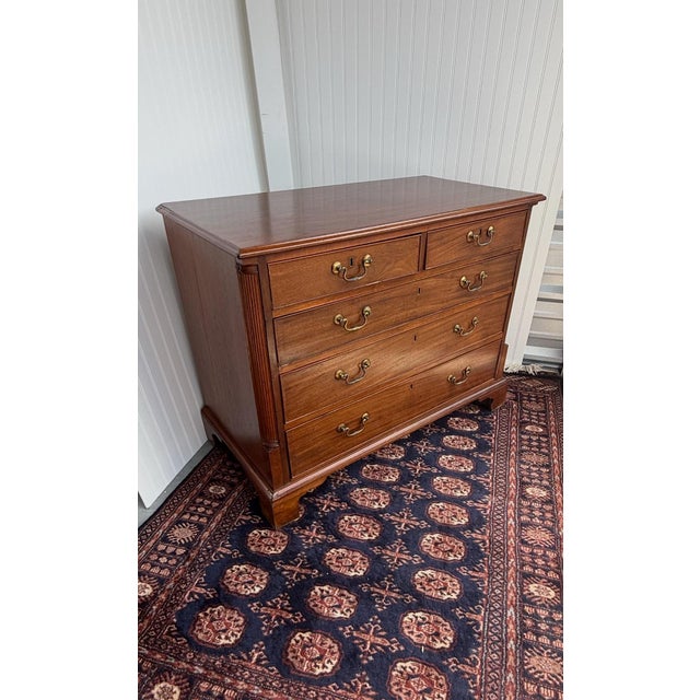 English George III Mahogany Chests of Drawers For Sale - Image 3 of 7