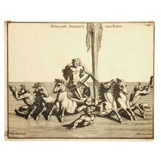 Simon Henri Thomassin "Apollo Emerging From the Waters" Print For Sale