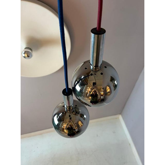 Ball Lamp in Chrome from Sölken For Sale - Image 5 of 8