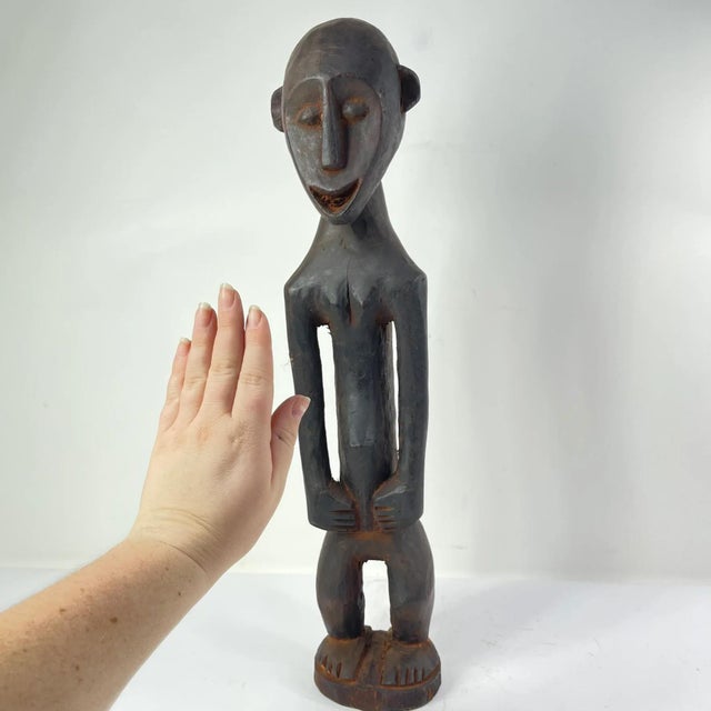 Dark Gray Early 20th Century Lega Figure For Sale - Image 8 of 8