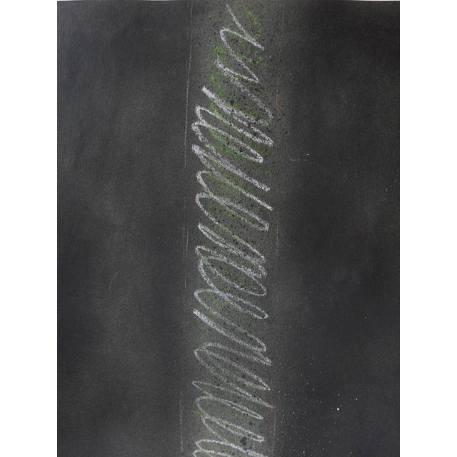 Contemporary Vintage 1970s Abstract Light Beam Painting For Sale - Image 3 of 4