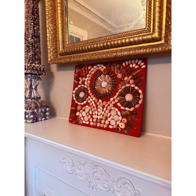 Antique Sailor’s Valentine Shell Panel For Sale - Image 12 of 12