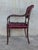 Set of Ten Restored Early 20th Century Chesterfield Hardwood Red Leather Dining Armchairs For Sale In Miami - Image 6 of 18