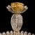 Italian Circular Crystal and Bronze Ceiling Lights, 1960s, Set of 2 For Sale - Image 10 of 13