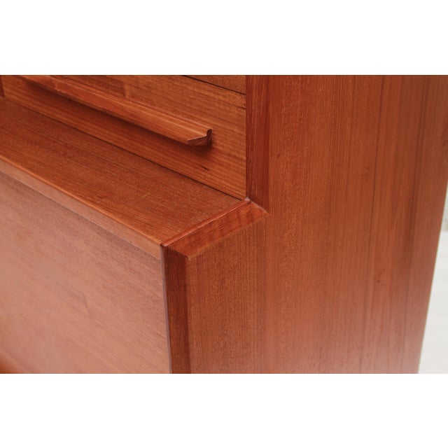 1960s Danish Sideboard with Secretary in Teak, 1965 For Sale - Image 5 of 16