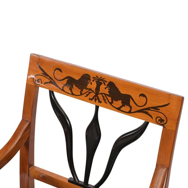 Biedermeier Chairs and Armchairs, Set of 6 For Sale - Image 12 of 13