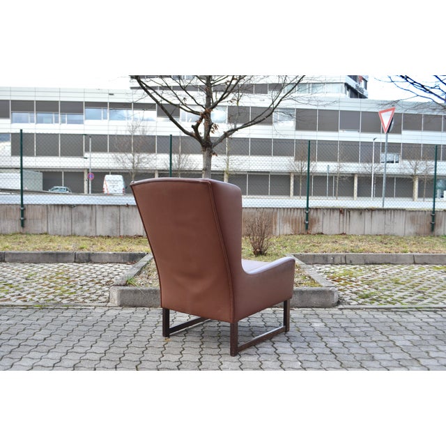 Leather Lounge Highback Chair by Rudolf Glatzel for Kill International, 1960s For Sale - Image 16 of 18