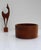 Small Mid-Century Danish Modern Teak Bowl by Kjeni Merløse, Denmark, 1960s For Sale - Image 6 of 12
