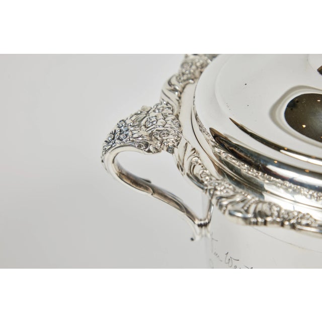 Vintage Silver Plate 'Heritage' Ice Bucket For Sale - Image 4 of 10