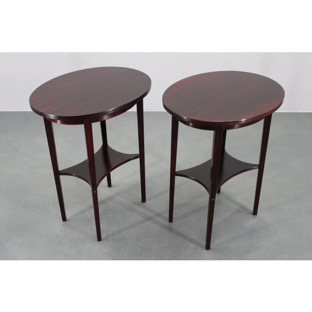 No. 206 Side Tables from Thonet, Former Czechoslovakia, 1930s, Set of 2 For Sale - Image 3 of 18